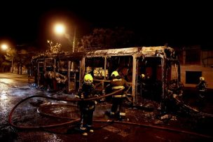 Incendiaron bus RED en Pedro Aguirre Cerda: individuos obligaron a bajar a chofer y pasajeros