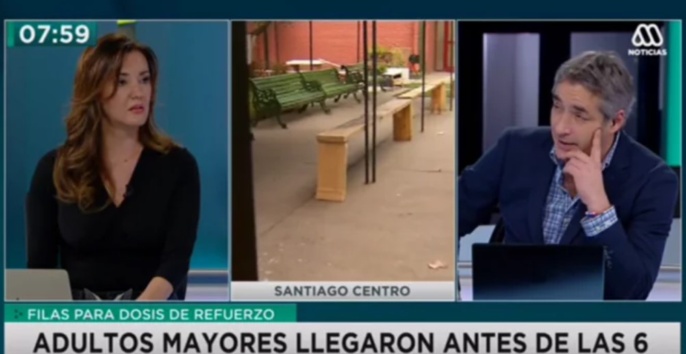 “Terminé enojada”: Priscilla Vargas reclamó por ante larga espera de adultos mayores en vacunatorio