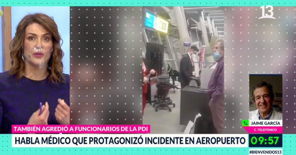 “¡Infórmate!”: Médico detenido en aeropuerto perdió la paciencia tras pregunta de Tonka Tomicic
