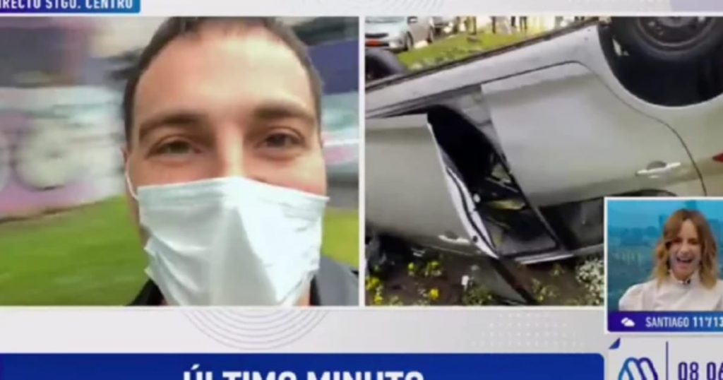 La broma de José Antonio Neme a Diana Bolocco tras improvisado despacho: “Estoy como tu hermana”