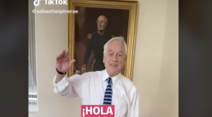 Presidente Piñera hace su desembarco en TikTok: esta fue su primera publicación