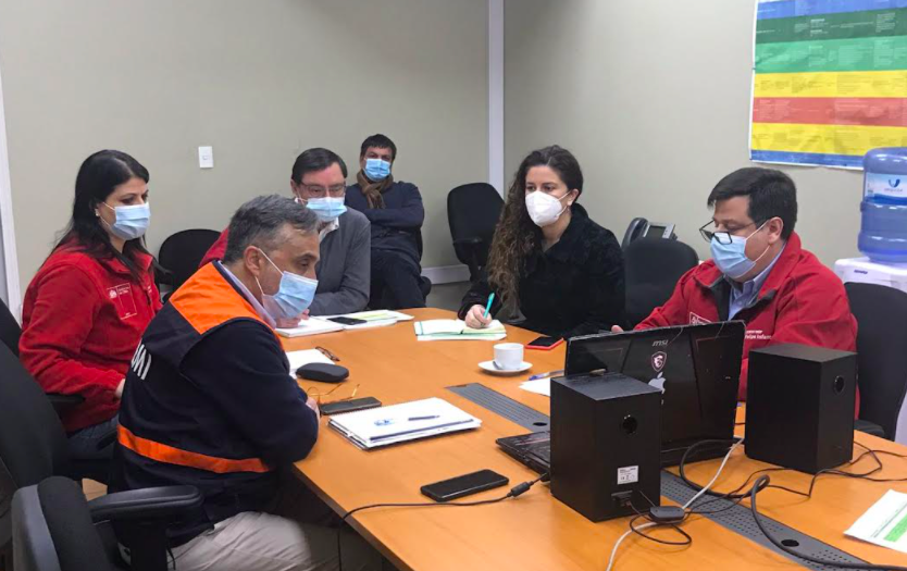 Felipe Guevara y Onemi participan de mesa técnica de coordinación por pronóstico meteorológico: RM se mantiene en alerta preventiva