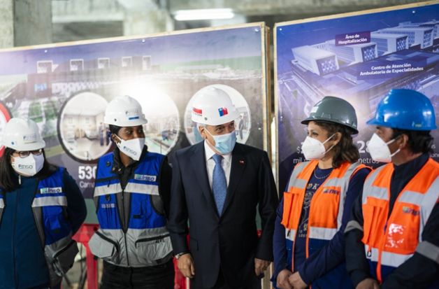 Presidente Piñera realiza visita inspectiva a Hospital Regional del Ñuble: “Tendrá una dotación de personal médico que va a estar a la altura”