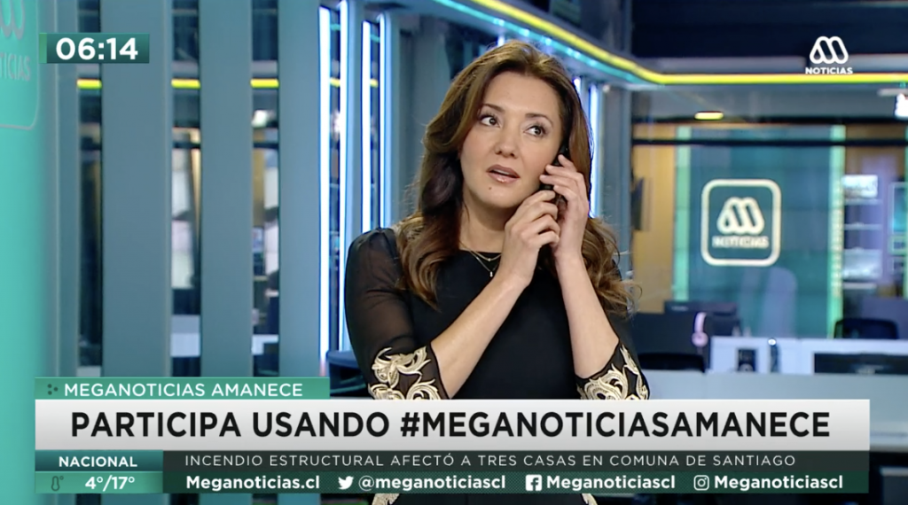 ¿Dónde está Repenning?: Priscilla Vargas llamó en vivo al conductor por no haber llegado al noticiario