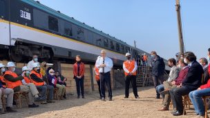 Tren Santiago-Melipilla: Presidente Piñera da inicio a obras que promete conexión en 46 minutos