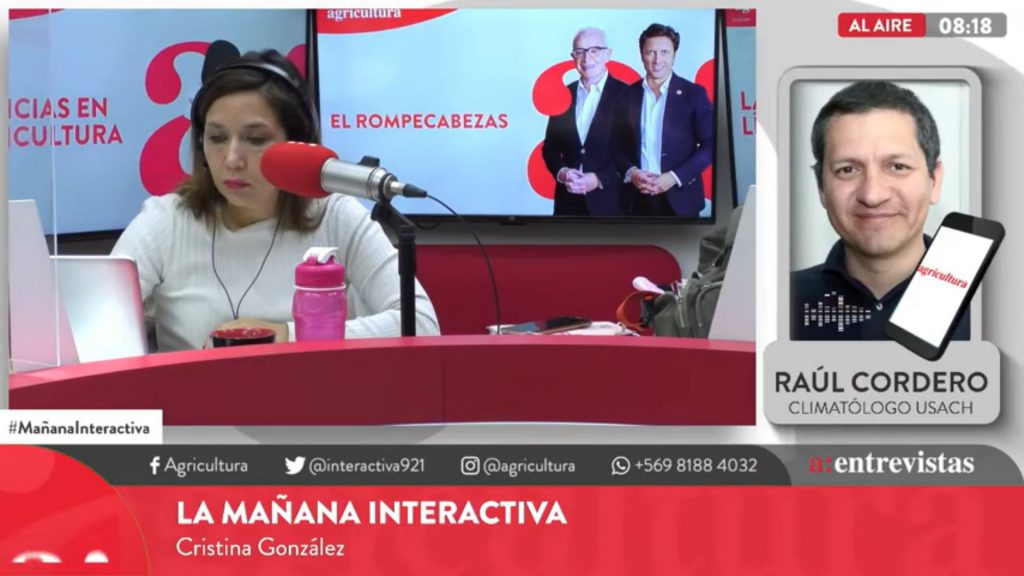 Climatólogo advierte que “los glaciales de la zona central, con un poco de suerte, llegarán a mediados de siglo”