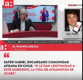 Safer Habibi, encargado Comunidad Afgana en Chile: 