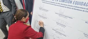 Bomberas constituyen Comisión de Equidad de Género dentro de la institución