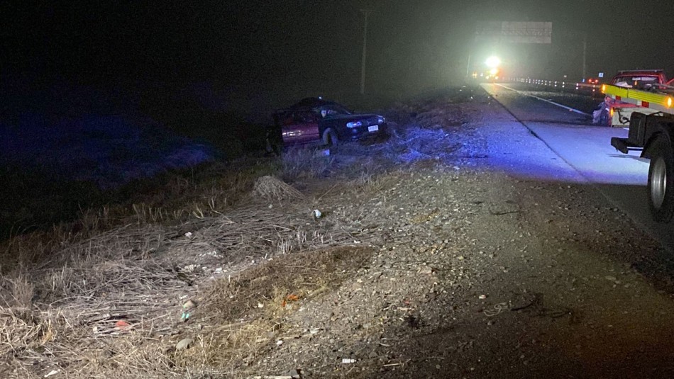 Colisión de alto impacto terminó con un hombre fallecido y tres personas heridas en Acceso Sur a Santiago