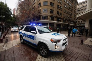 Hombre murió tras ser apuñalado por un menor de edad en Santiago centro