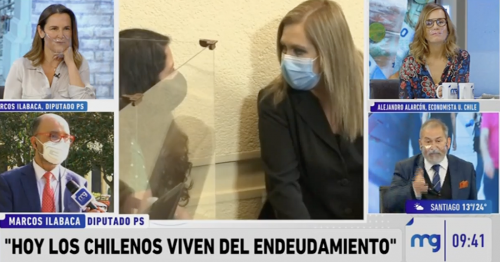 “¡No estoy mintiendo, no seas ofensivo!”: Economista Alejandro Alarcón estalla contra el diputado Ilabaca en pleno matinal de Mega