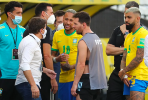 [Video] La molestia de Messi tras el bochorno de Sao Paulo: 