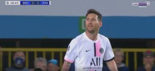 [Video] El palo que ahoga el primer grito de gol de Messi con el PSG