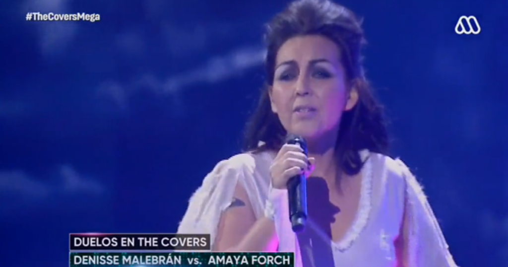 Denisse Malebrán deslumbró con imitación de Amy Lee en ‘The Covers’