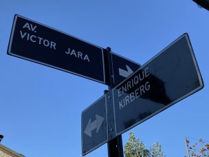 Calle Ecuador es rebautizada y cambia oficialmente su nombre a avenida Victor Jara