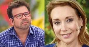 Ignacio Gutiérrez y el rol de animadora de Karen Doggenweiler: 