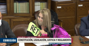 Pamela Jiles entregó su voto a favor del cuarto retiro a través de una 