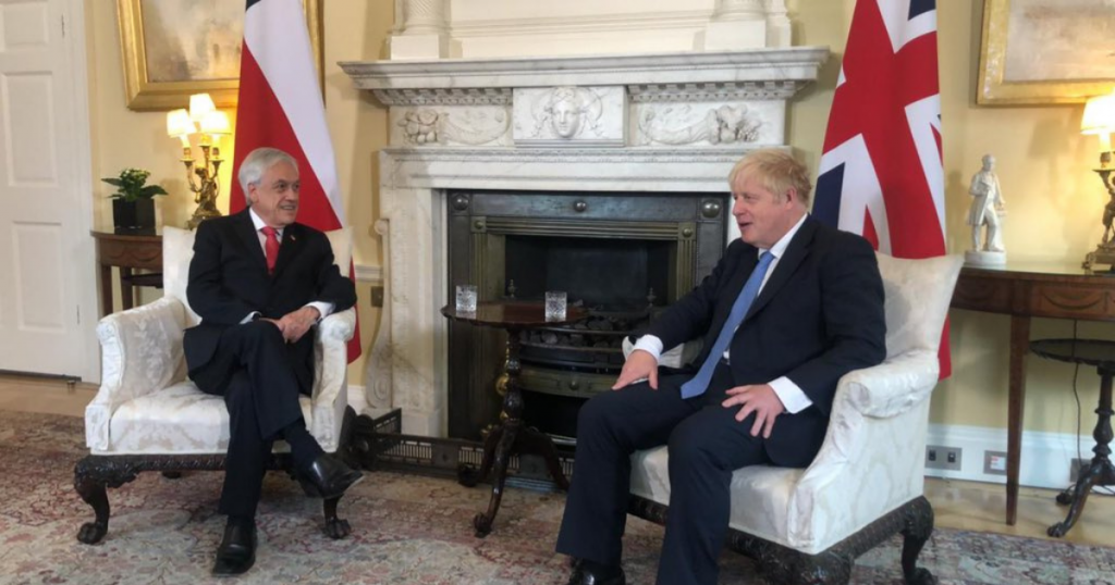 Presidente Piñera se reunió con Boris Johnson en Londres: “Decidimos unir nuestras fuerzas para que en Glasgow cambiemos el curso de la historia”