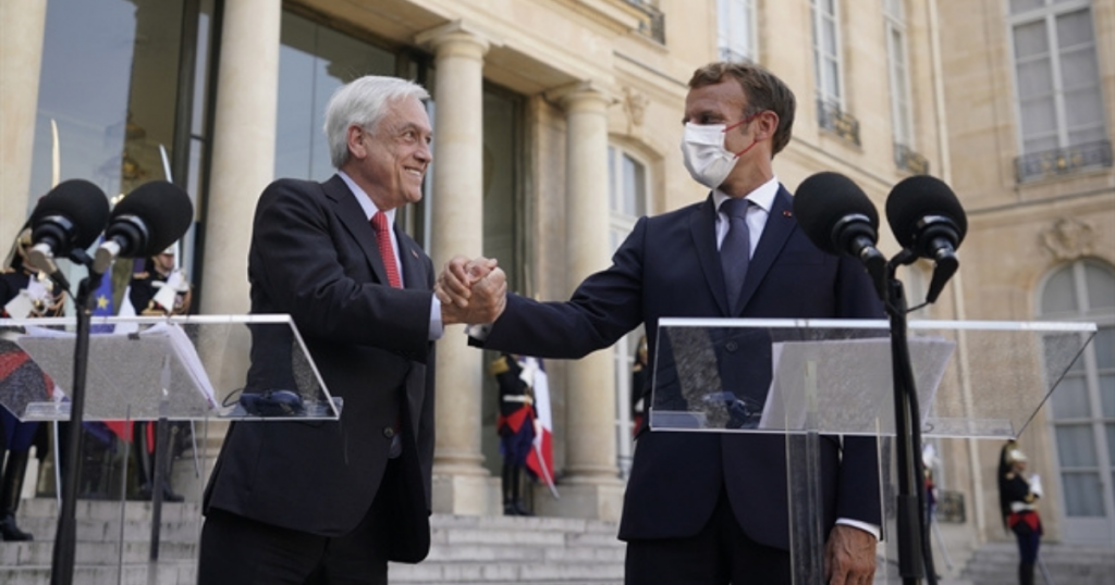 Presidente Piñera tras reunión con Macron: “La pandemia ha significado un gran triunfo de la ciencia, pero una gran derrota de la política”