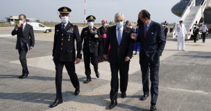 Presidente Sebastián Piñera llega a Roma para reunirse con autoridades italianas y el Papa Francisco