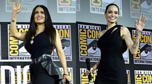 Salma Hayek celebró su cumpleaños y fue sorprendida por Angelina Jolie con tradicional 