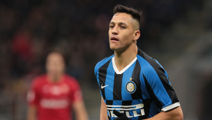 Alexis Sánchez estuvo presente en empate del Inter de Milán