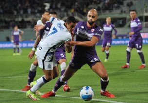 Alexis Sánchez participa en la remontada del Inter ante la Fiorentina