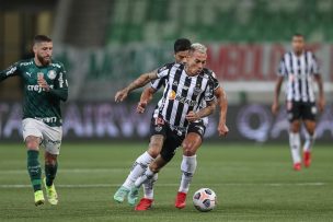 Edu Vargas tuvo minutos en deslucido empate del A. Mineiro ante el Palmeiras por Copa Libertadores