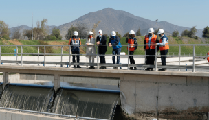 Ministros visitan Biofactoría La Farfana para impulsar nuevas alternativas de reúso de agua