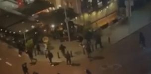 [Video] Ultras del Feyenoord atacan a directivos del Unión Berlin en Países Bajos