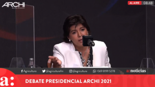 Debate presidencial Archi 2021: Yasna Provoste por demanda de Contraloría a su esposo: 