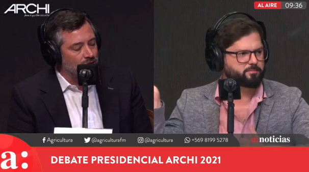 Debate Archi 2021 | Boric y Sichel se enfrentan en tensa discusión: “No te voy a aguantar que me trates más de mentiroso”