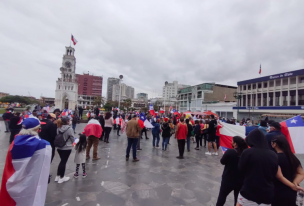 Iquique: Se registran marchas en pro y en contra de la migración