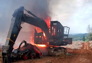 Reportan nuevos ataques incendiarios en la Región de La Araucanía