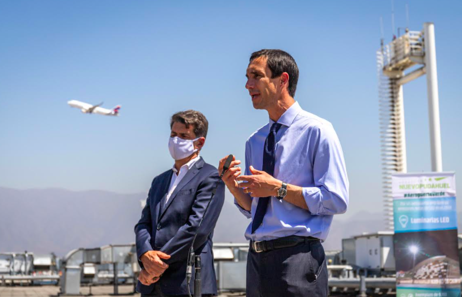 Ministerio de Energía y Nuevo Pudahuel lanzan plan para incorporar hidrógeno en el aeropuerto de Santiago