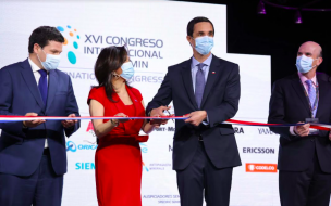 Biministro Jobet inaugura la XVI versión de Expomin resaltando que es el primer gran evento en el contexto de la pandemia