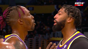 [Video] Bochorno en la NBA: jugadores de los Lakers se van a las manos en pleno partido