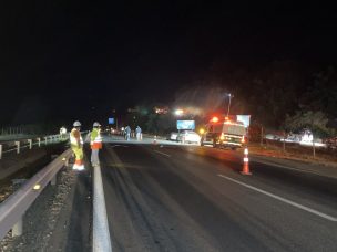 Hombre falleció tras ser atropellado en Ruta 68: cruzó por paso no habilitado 