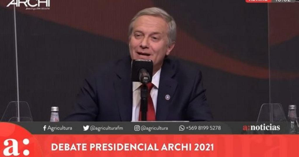 José Antonio Kast en debate presidencial Archi 2021: “Votar por la izquierda es votar por la pobreza, votar por el fracaso”