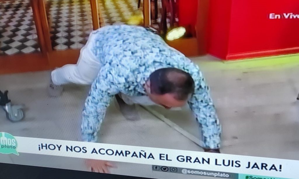 Luis Jara: “Yo hago ejercicios en la pieza, por la Pandemia”