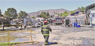 Incendio afectó instalaciones de productora de lácteos Quillayes