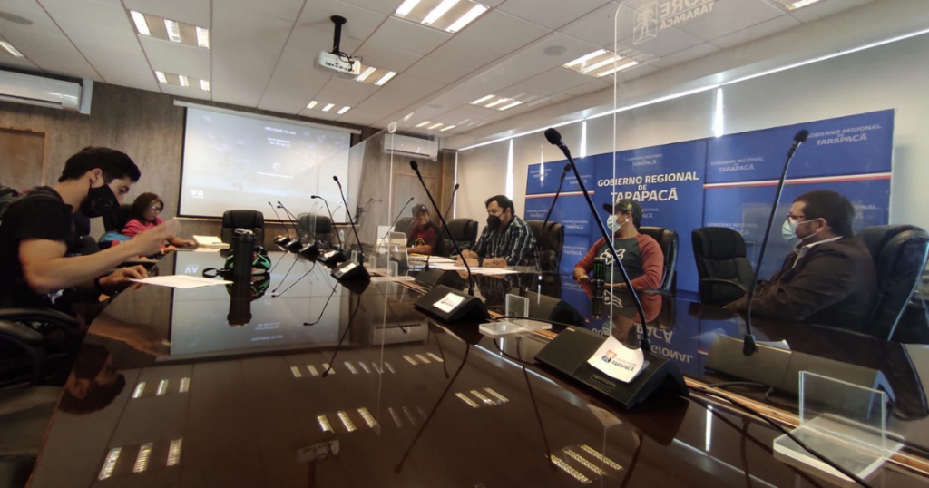 Tarapacá: Ciclistas definen áreas de trabajo junto al Gobierno Regional