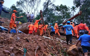 Inundaciones y corrimientos de tierra en India dejan al menos 25 personas muertas