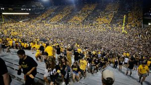 [Video] Esta sí que es invasión: la gente se metió en una cancha y no respetó nada