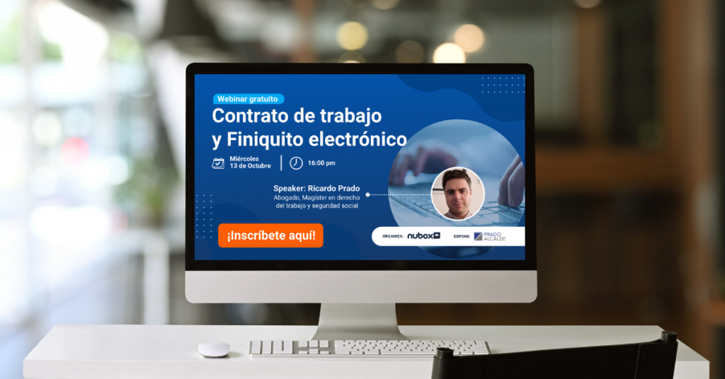 Webinar explicará cómo cumplir con nueva normativa que exige contratos y finiquitos electrónicos