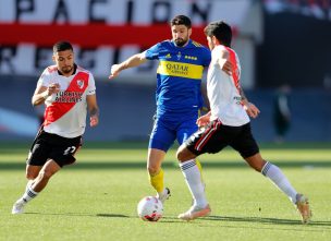 Paulo Díaz fue titular en la victoria de River en el Superclásico argentino