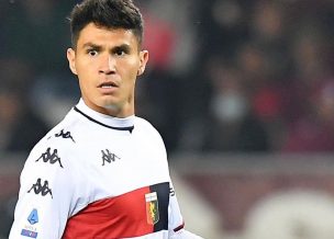 Pablo Galdames suma minutos en el empate del Genoa