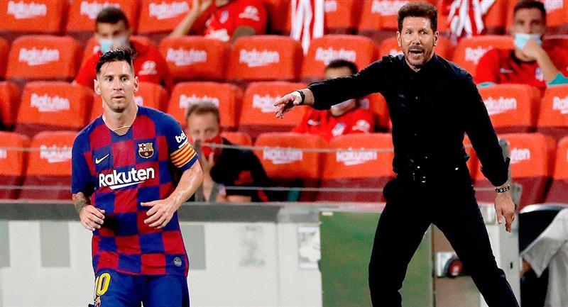 “El sueño duró tres horas”: Simeone confiesa que buscó fichar a Messi en el Atlético tras su salida del Barça