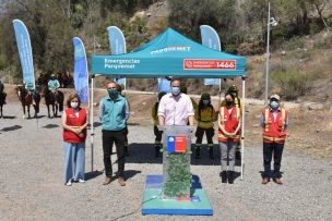 Ministros Ward y Undurraga presentan medidas de prevención contra incendios forestales en Parquemet