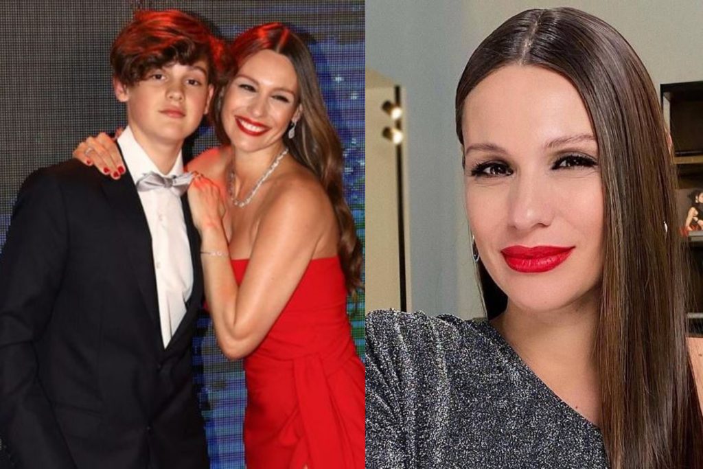 “Me gustaría hacer lo mismo que mi mamá y mi papá”: Bautista Vicuña debutó junto a Pampita en importante alfombra roja